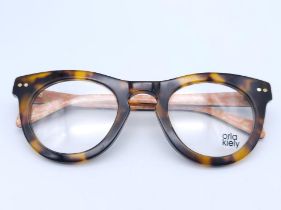 A Pair of Orla Kelly Designer Faux Tortoiseshell Glasses.