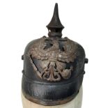 WW1 Prussian 1915 Model Pickelhaube Spiked Helmet.