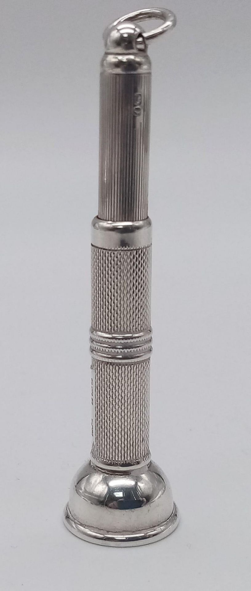 1980, Birmingham Sterling Silver, Cigar Hold Punch. Simply hold a cigar up to the end of the punch - Image 3 of 9