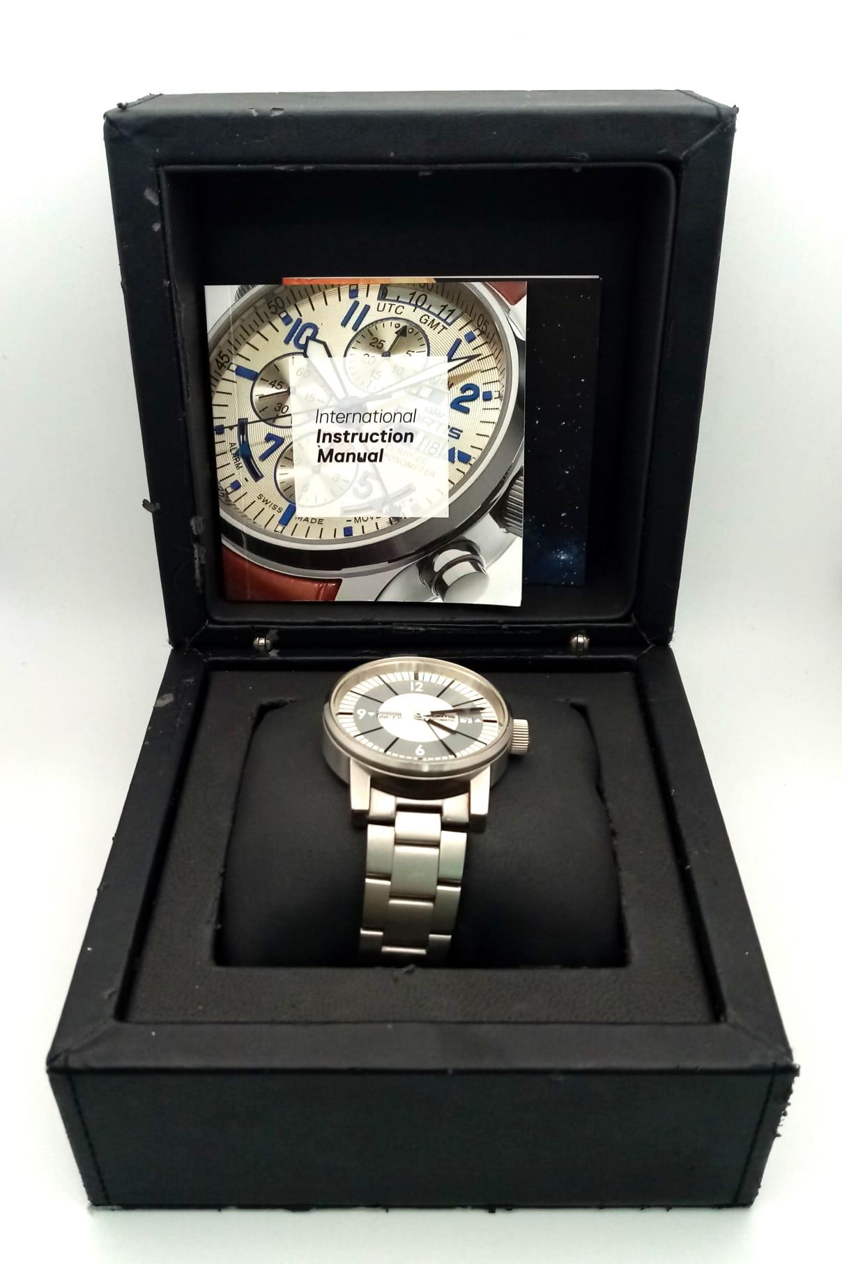 A RADO FORTIS STAINLESS STEEL GENTS WATCH , AUTOMATIC MOVEMENT , DAY AND DATE BOXES AND - Image 13 of 13