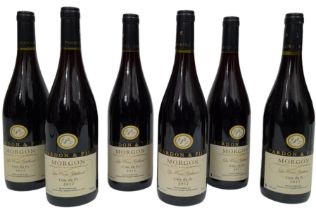 6 Bottles of Morgon Cote Du Py Domaine Pardon et Fils 2012 Cru Beaujolais.