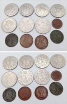 A large assortment of coins. 6x 1977 Jubilee Coins 1x 1981 Prince of Wales and Lady Diana Coin 4x