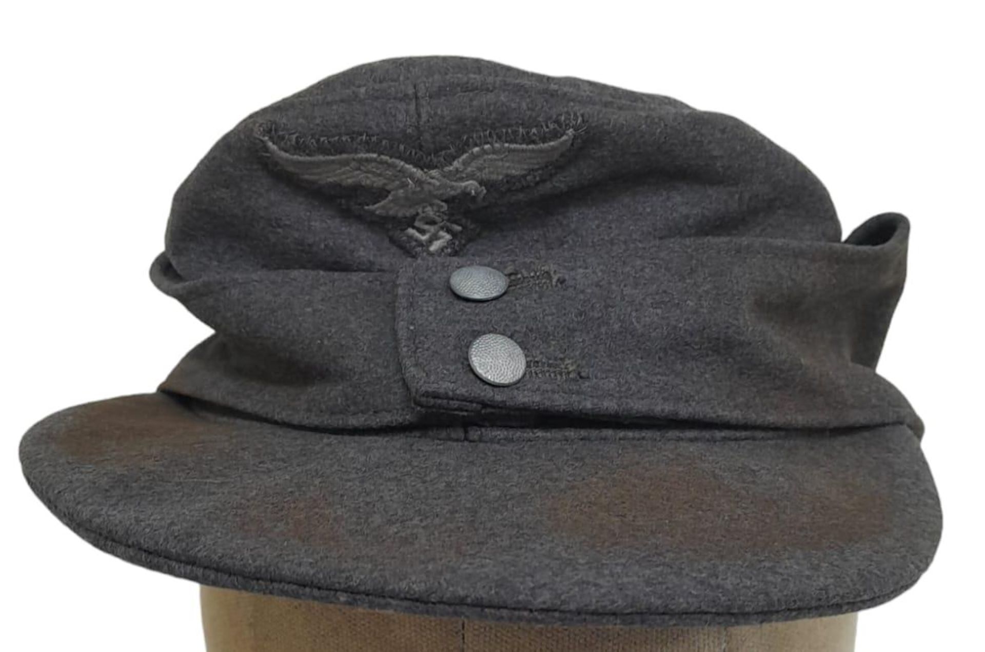 WW2 German Luftwaffe Enlisted Mans/Nco’s Private Purchase M43 Cap.