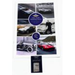 A celebration of 100th Anniversary of Aston Martin 1913-2013. Programme in immaculate condition