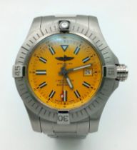 A Breitling Avenger Automatic Gents Watch. Stainless steel bracelet and case - 45mm. 3000m water