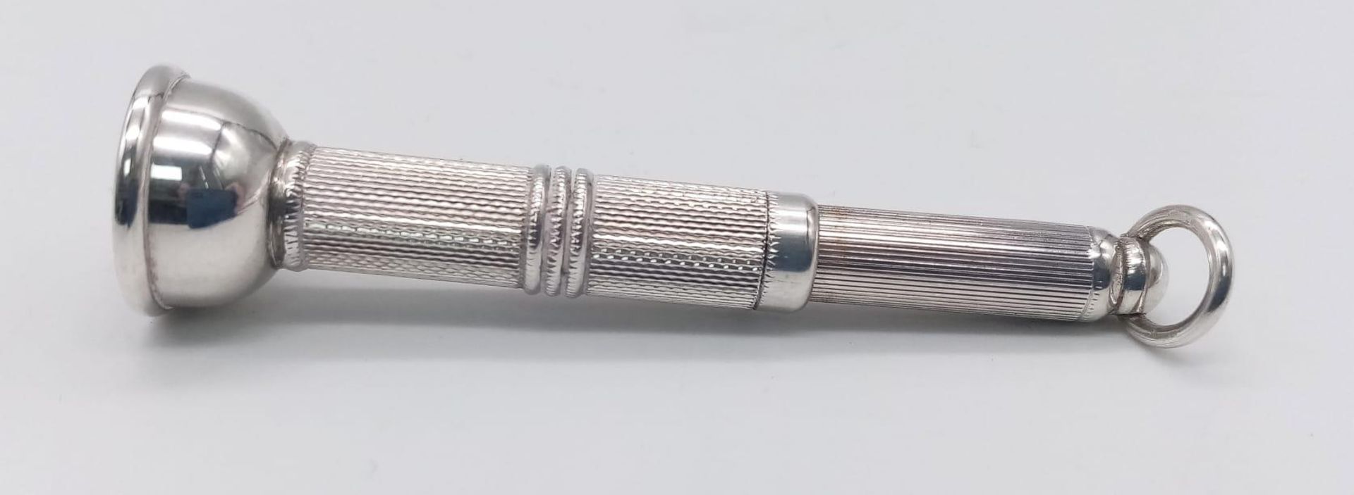 1980, Birmingham Sterling Silver, Cigar Hold Punch. Simply hold a cigar up to the end of the punch