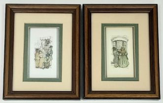 Pair of 'Living Pictures' created by Joh Ellam. Nicely framed and a unique look about them. Measures