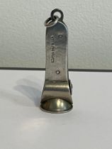 Vintage SILVER CIGAR CUTTER.