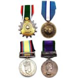 Gulf War Medal, General Service Medal, UN Cyprus Medal and the Saudi “Liberation of Kuwait” Medal in