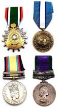 Gulf War Medal, General Service Medal, UN Cyprus Medal and the Saudi “Liberation of Kuwait” Medal in