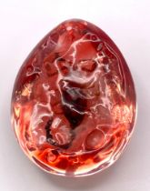 A Large Scorpion Resides in Red Resin. Pendant or Paperweight. 6cm