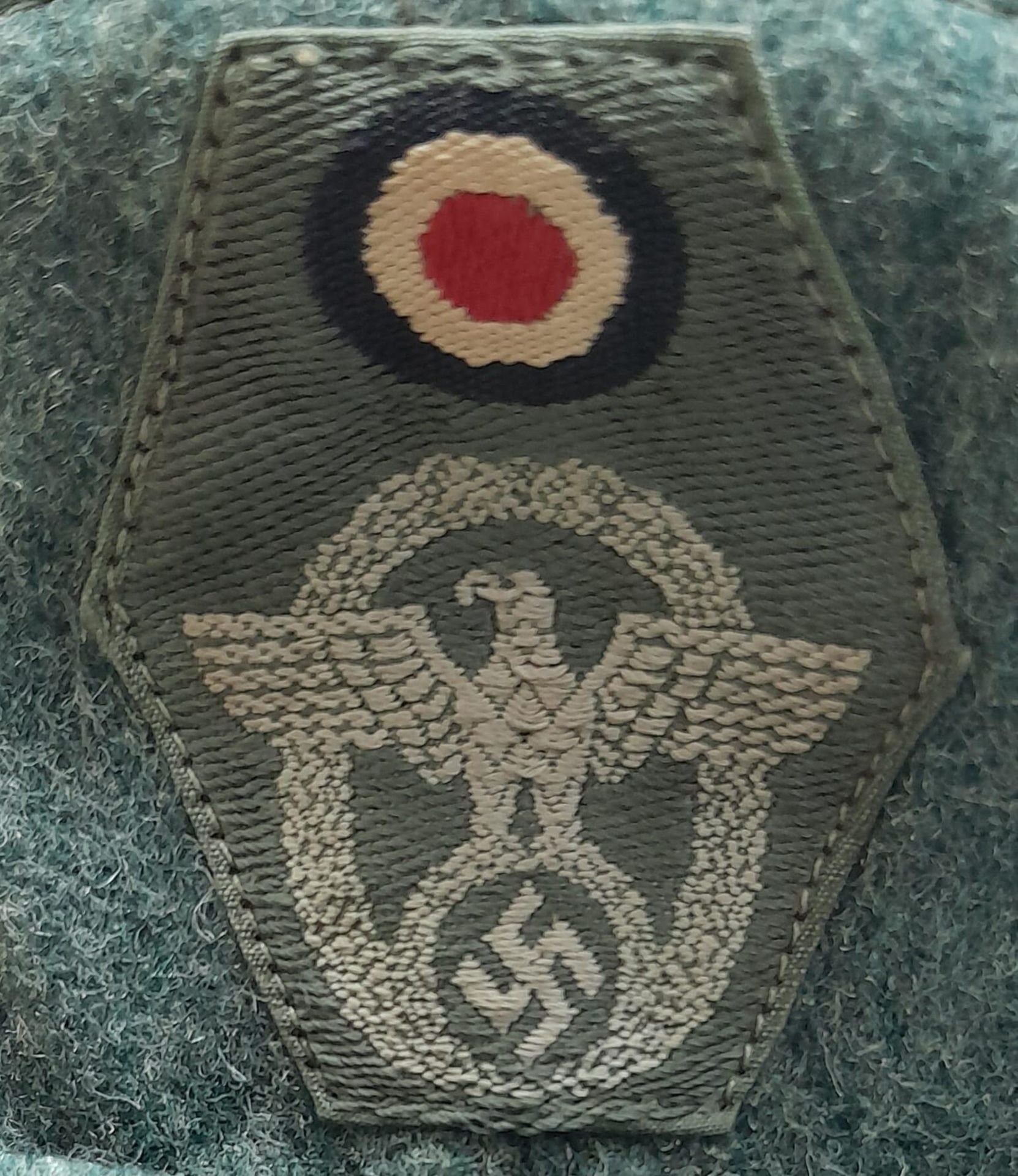 3rd Reich German Field Police M43 Cap. - Image 12 of 13