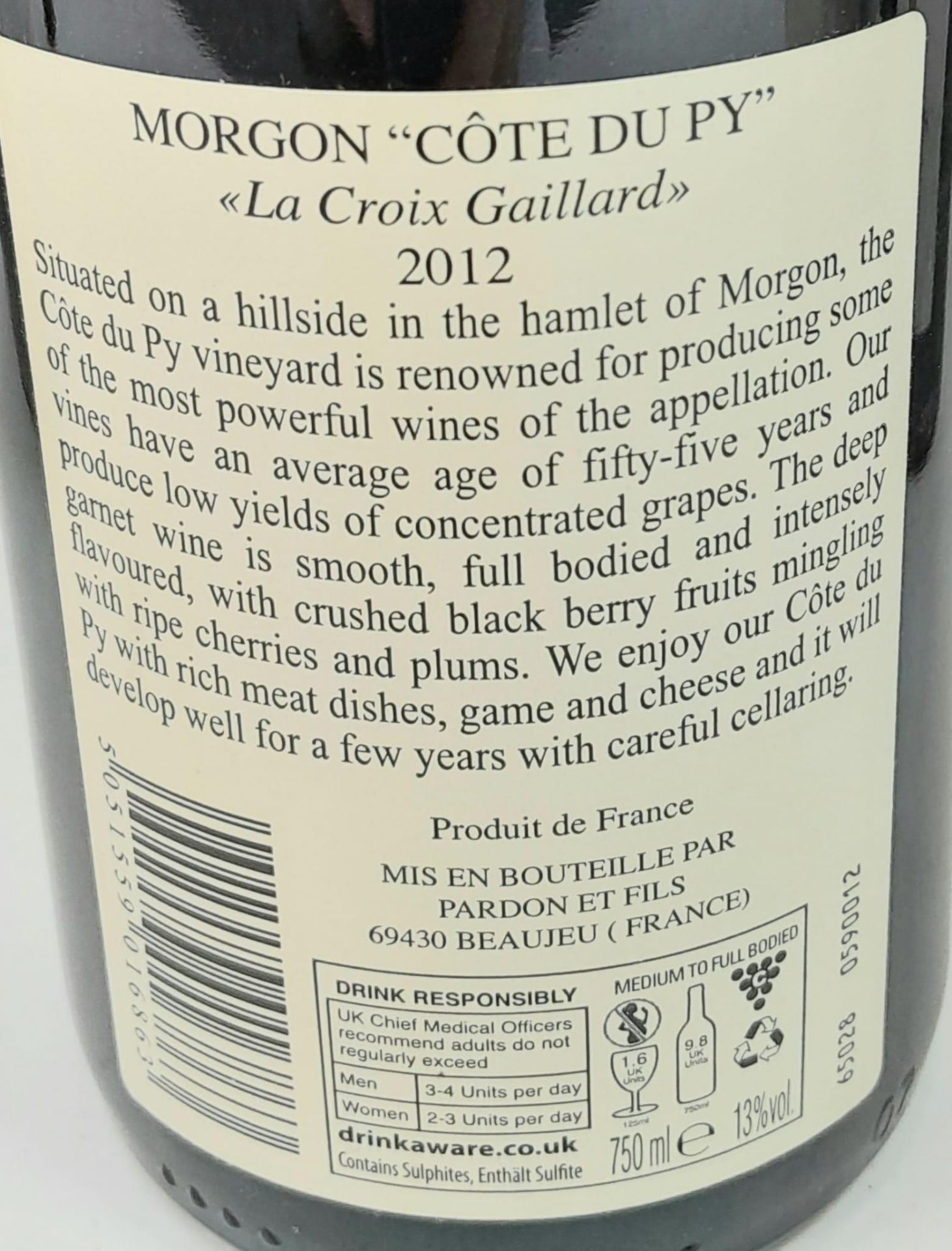 6 Bottles of Cru Beaujolais Consisting of: 2 x Chiroubles Domaine Gravallon Lathuliere 2009 2 x - Bild 10 aus 10