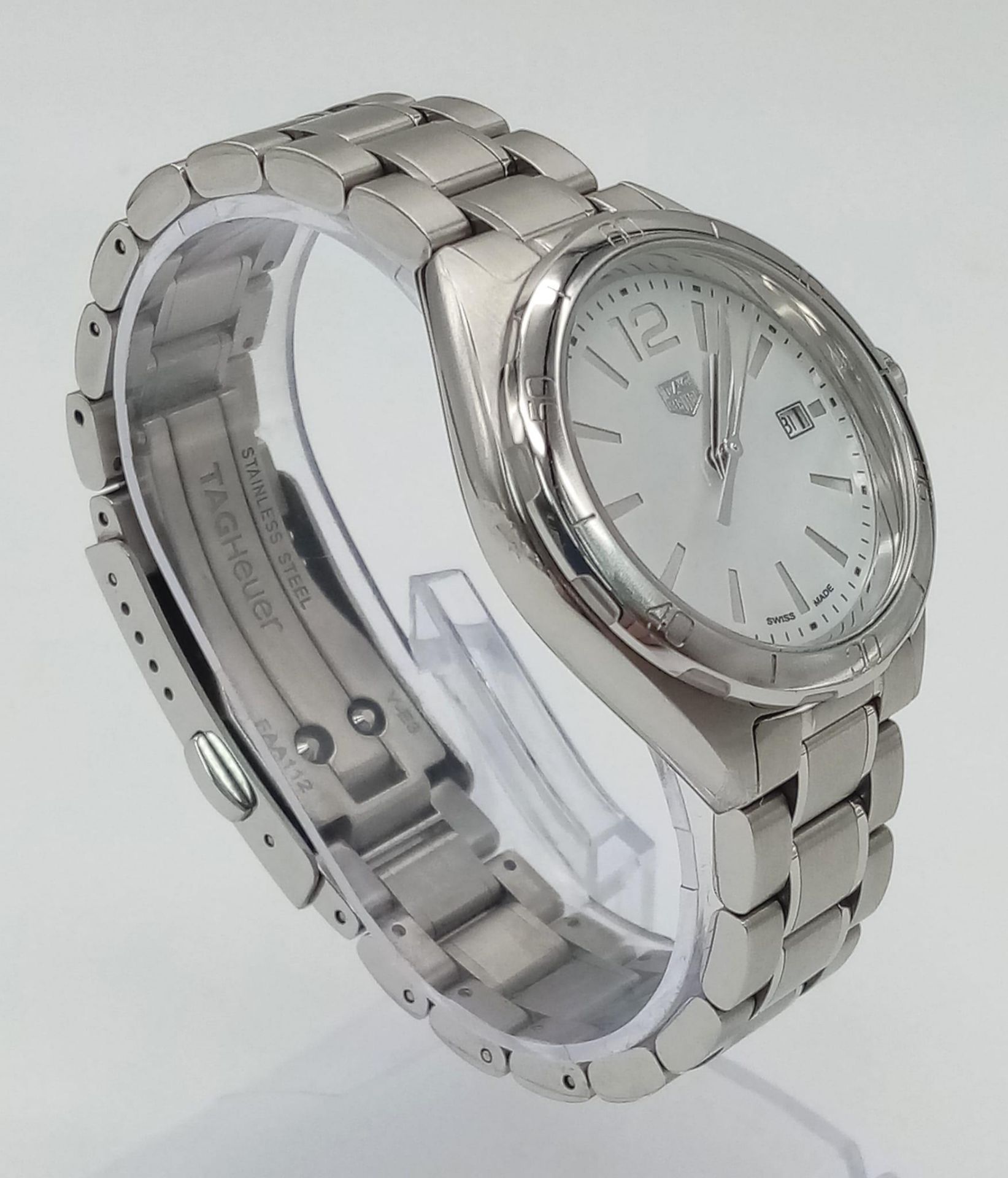A Tag Heuer Formula 1 Ladies Quartz Watch. Stainless steel bracelet and case - 33mm. Mother of pearl - Image 3 of 7