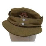 WW2 German RAD (Labour Corps) M43 Enlisted Mans/Nco’s Cap.