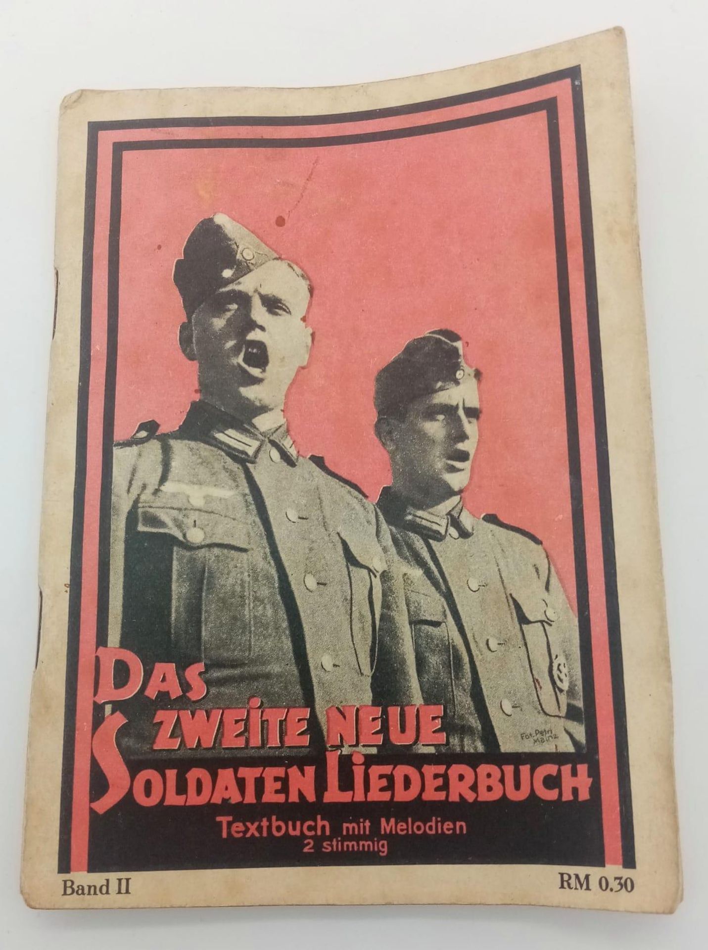 WW2 German Song Book No 2 (Red). - Image 2 of 8