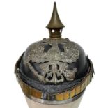 WW1 Prussian Nco’s Pickelhaube Spiked Helmet.