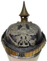 WW1 Prussian Nco’s Pickelhaube Spiked Helmet.