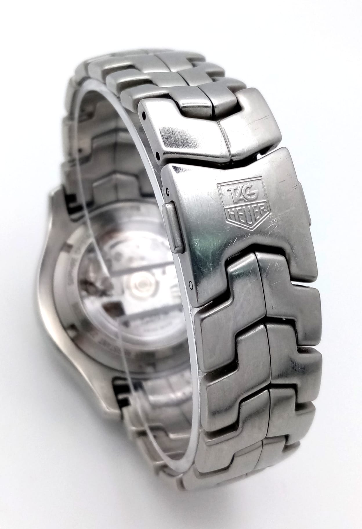 A gents TAG HEUER - LINK automatic watch with diamond set bezel. Stainless steel construction, 42 mm - Image 12 of 12