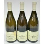 Three Bottles of White Burgundy. To Include: 2 x Chassagne Montrachet Morgeot Premier Cru Vieille