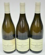 Three Bottles of White Burgundy. To Include: 2 x Chassagne Montrachet Morgeot Premier Cru Vieille