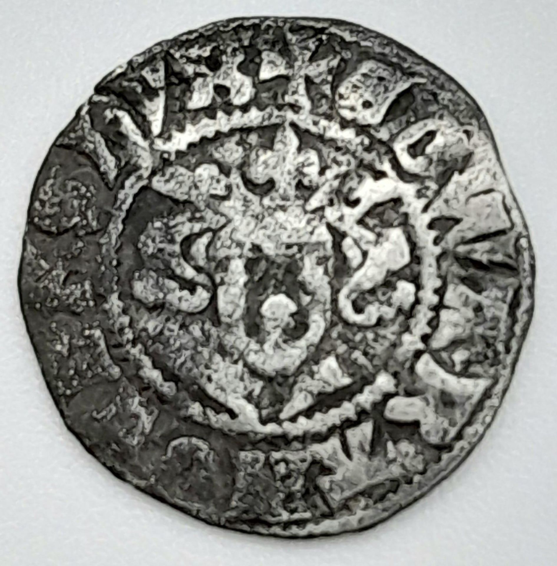 A Very Fine Condition Edward I Silver Penny 1306-1307. 1.28 Grams