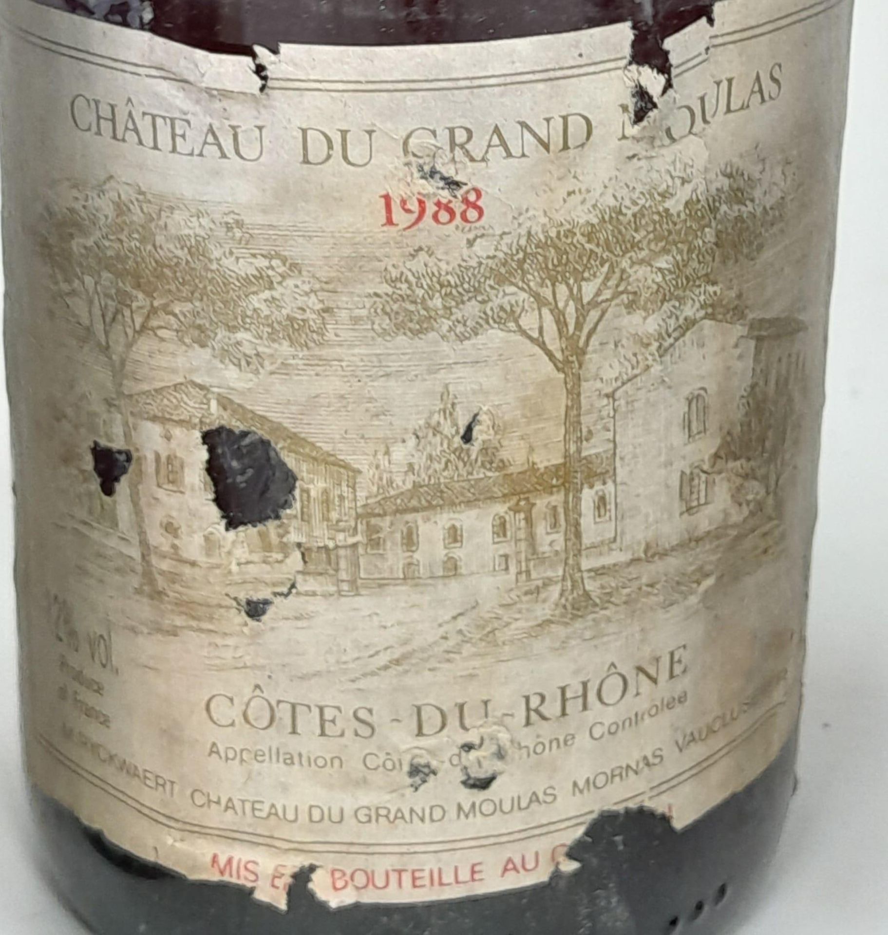 8 Bottles of Rhone Red Consisting of: 1 x Saint Cosme Gigondas Cotes du Rhone 1999. 1 x Chateau du - Image 8 of 10