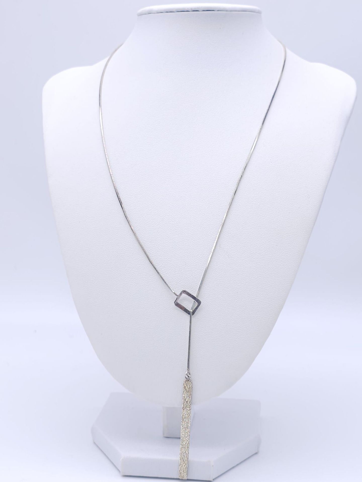 A collection of various Sterling Silver Necklaces. Various lengths, ranging for 40cm-48cm with a - Image 3 of 7