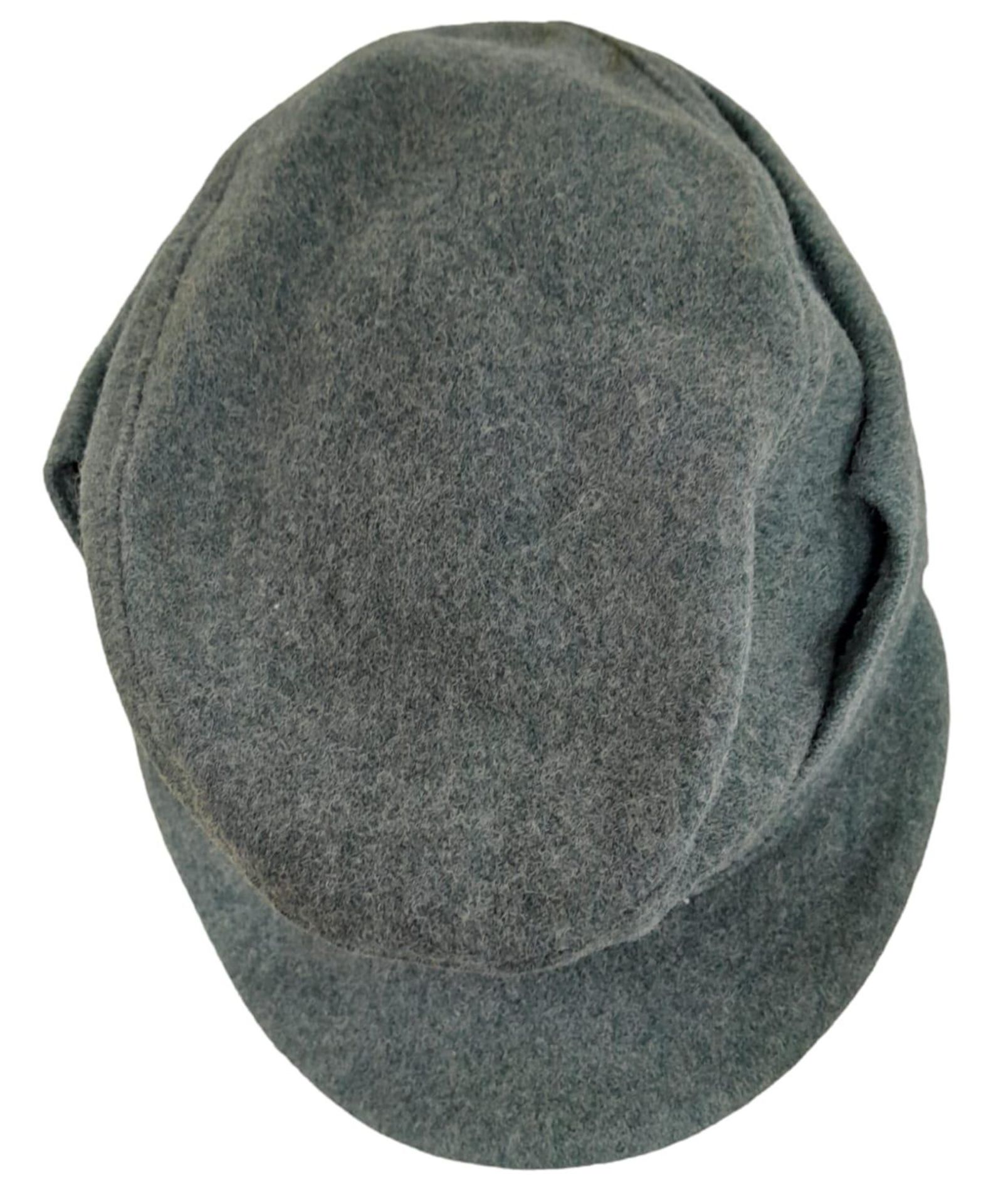 3rd Reich German Field Police M43 Cap. - Image 4 of 13