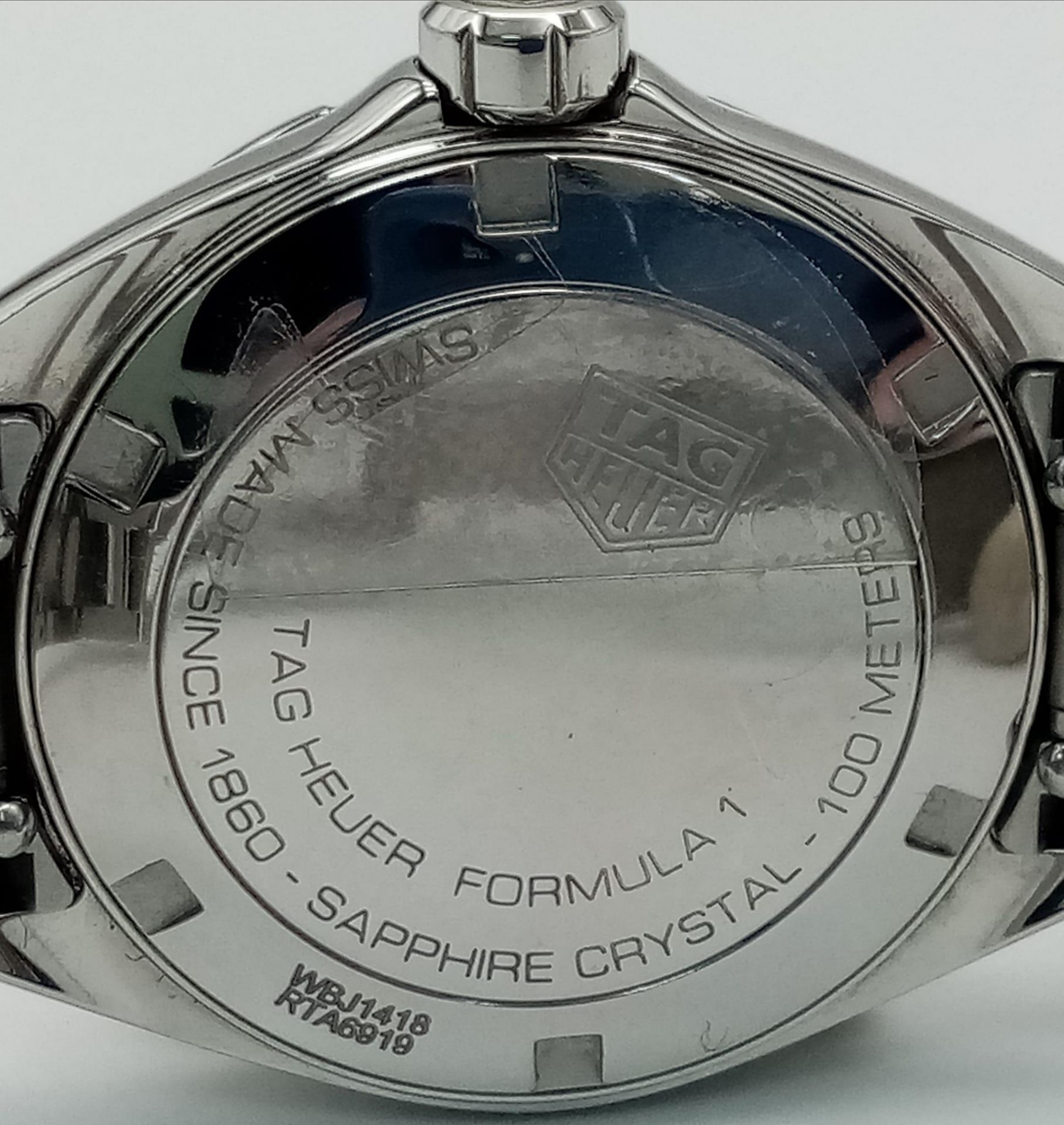 A Tag Heuer Formula 1 Ladies Quartz Watch. Stainless steel bracelet and case - 33mm. Mother of pearl - Image 5 of 7