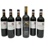 6 Bottles of Quality Italian Red Wine. To Include: 5 x Chianti Classico Rocca di Montegrossi 2005. 1