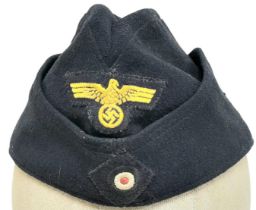 WW2 German Kriegsmarine Enlisted Mans/Nco’s Side Cap.