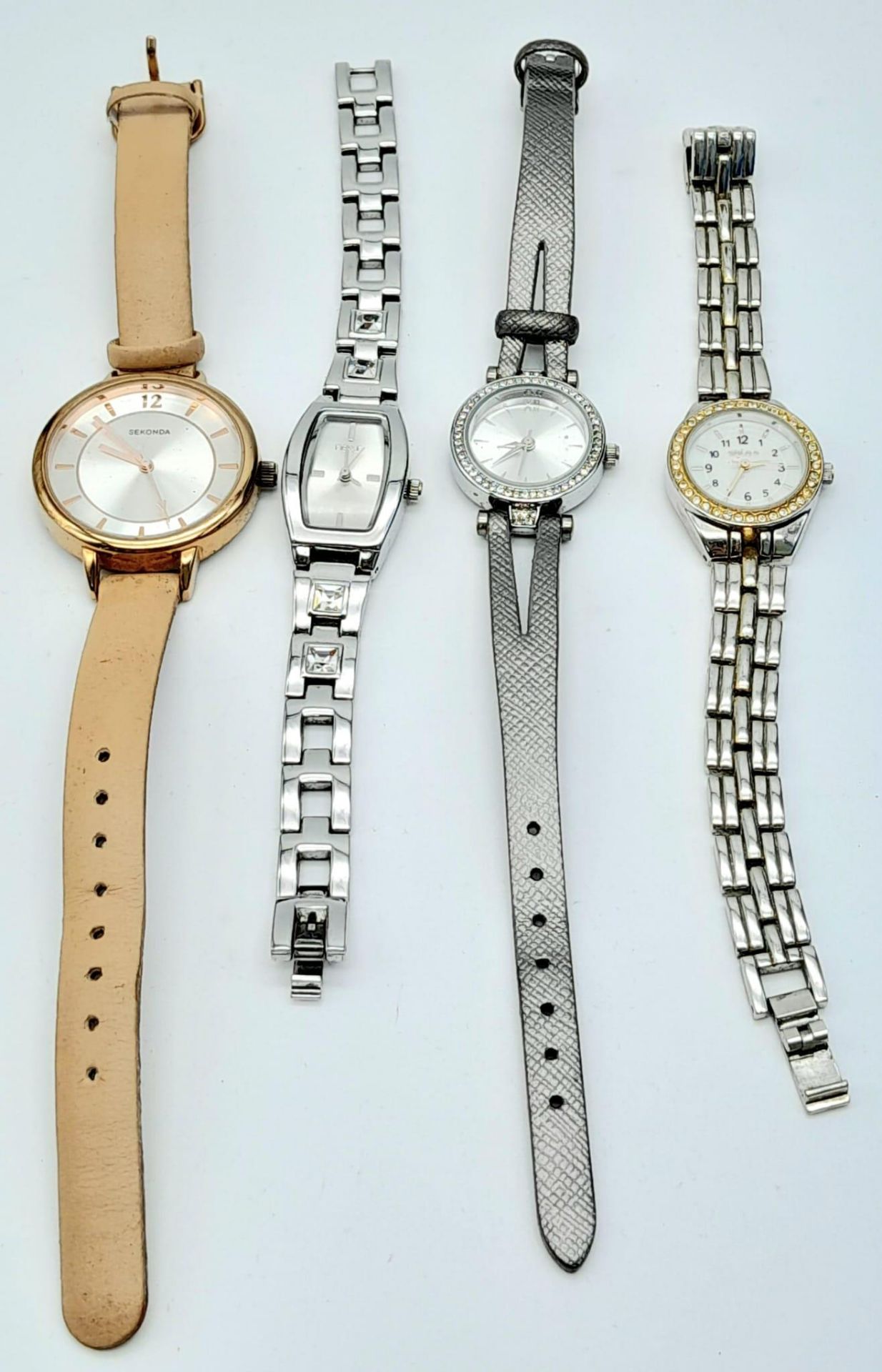 A parcel of ladies watches of various design, shapes and conditions. Featuring a Sekonda, Solo and