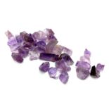 A 263ct Rough Amethyst Gemstones Lot.