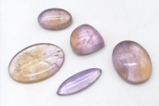 A Parcel of 101ctw of Ametrine Cabochon Gemstones.
