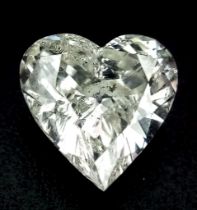 A HEART SHAPED LOOSE DIAMOND 1.01CT 0.20g approx 6mm x 7mm ref: TH 6001