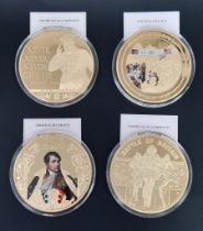 Parcel of 4 Minted Jumbo Commemorative Coins. 1) Victory in Europe Day Coin 2) Remember the Few Coin