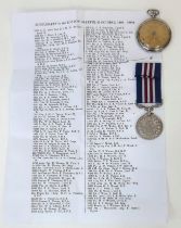 WW1 British Military Medal & Pocket Watch. Awarded to: 49953 Pte Trembath No 9 Field Ambulance Royal