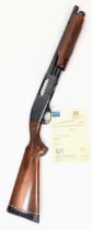 A REMINGTON 12 GUAGE PUMP ACTION SAWN OFF SHOTGUN (WINGMASTER 870 MODEL) GOOD CONDITION . COMES WITH