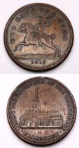 An 1813 Halesowan Workhouse One Penny Copper Token.