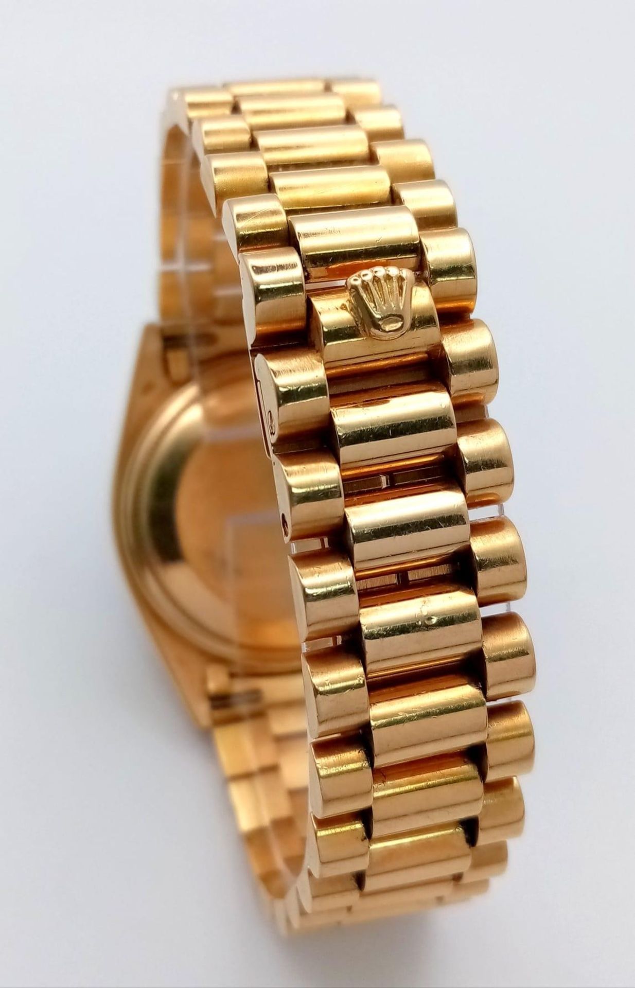 A Solid 18K Gold Rolex Oyster Perpetual Day-Date Gents Watch. 18k gold bracelet and case - 36mm. - Bild 5 aus 10