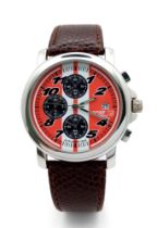 A Scarce, Unworn Condition, Arthus-Bertrand-Paris, Viper Team Oreca Sports Chronograph Watch. 40mm