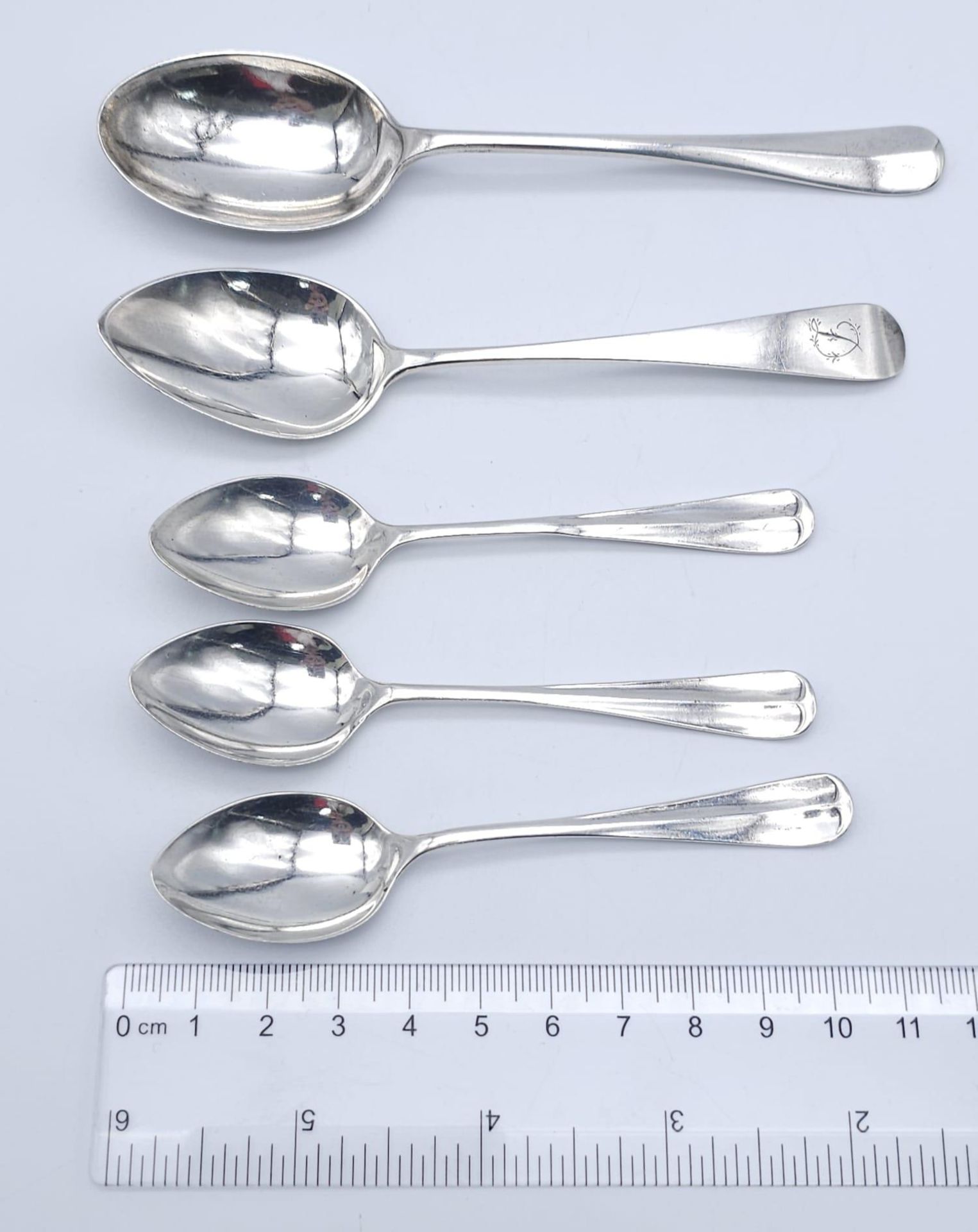 Collection of 5x silver spoons, Total Weight: 65.33g - Image 6 of 6