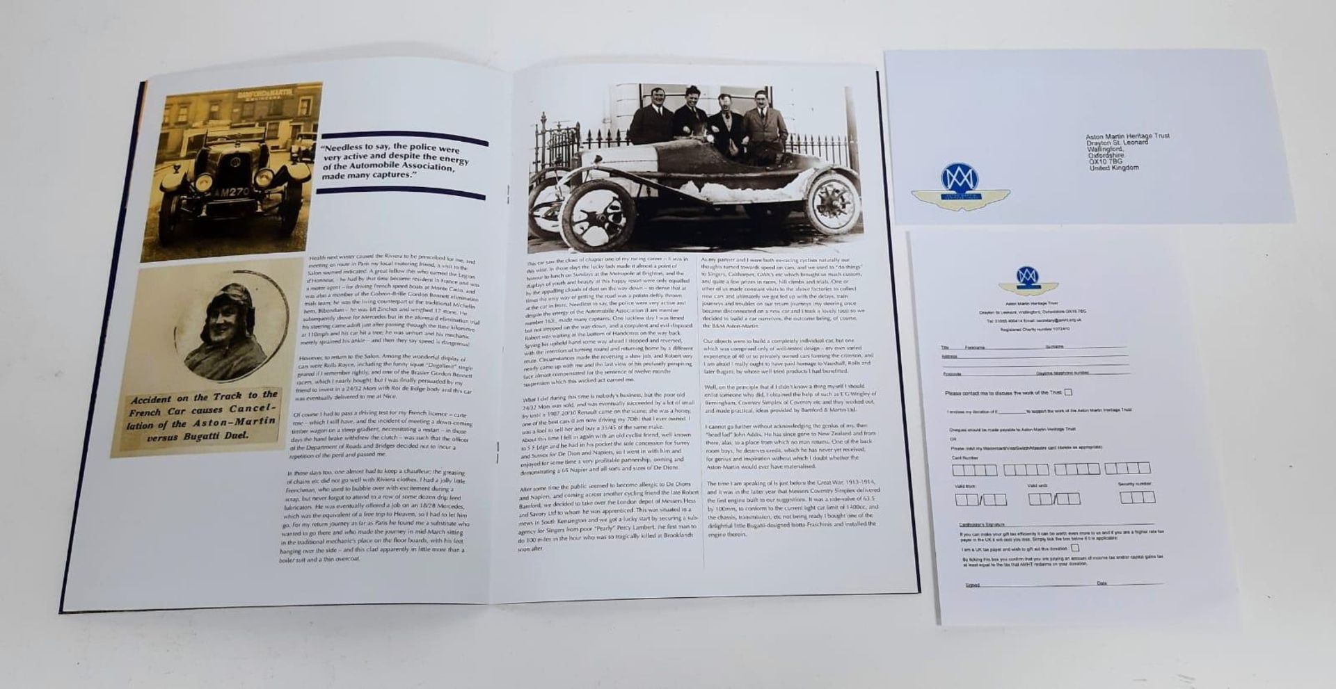 A celebration of 100th Anniversary of Aston Martin 1913-2013. Programme in immaculate condition - Image 4 of 4