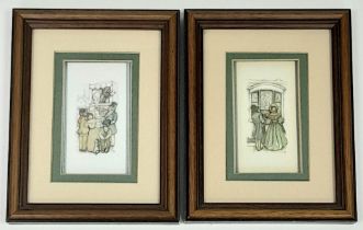 Pair of 'Living Pictures' created by Joh Ellam. Nicely framed and a unique look about them. Measures