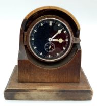 WW2 German Heer (Army) Funkeruhen Duty Radio Operators Clock Circa 1943. Maker: Tobias Bauerie &