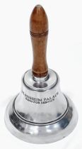 A Rare, Excellent Condition Wood and Metal Dinner/Service Bell Marked ‘Blenheim Palace- Ring for