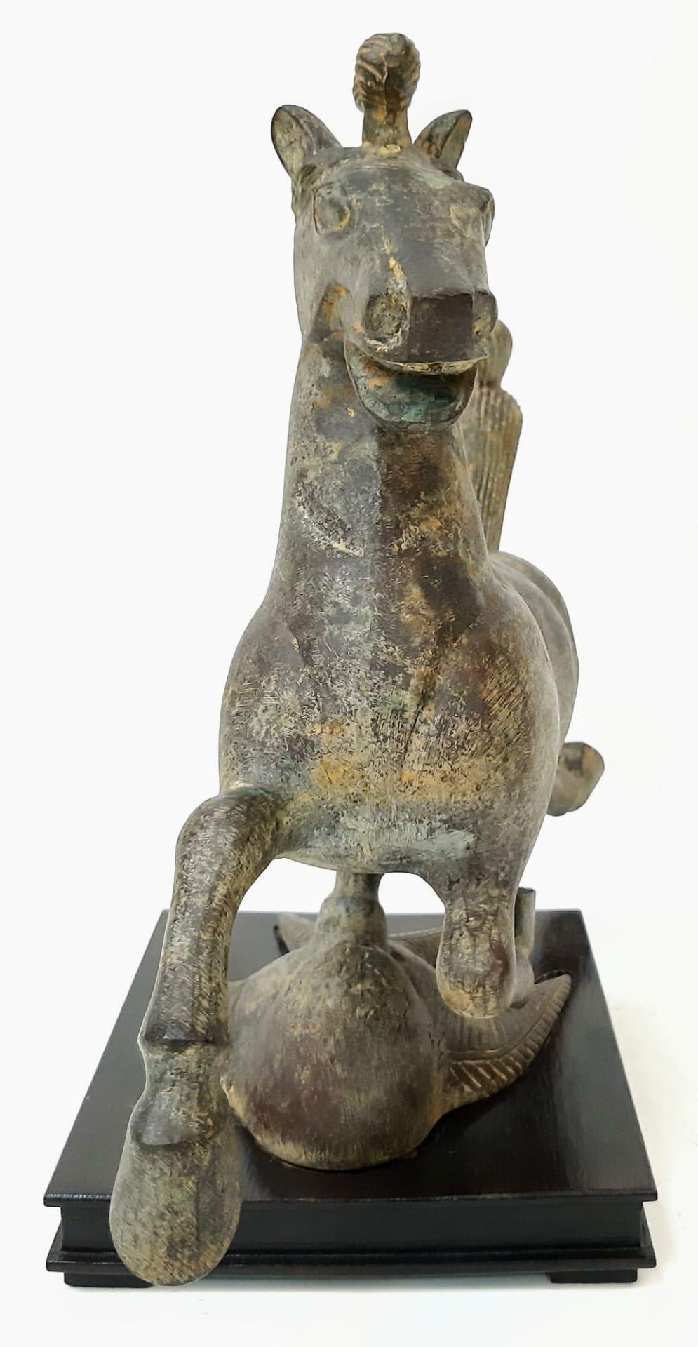 A Chinese Bronze Sculpture of the 'Flying Horse of Gansu'. The original sculpture was created in - Image 2 of 6