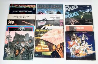 17 x NEW WAVE /PUNK VINYL ALBUMS: The Sex Pistols - The Great Rock and Roll Swindle The Undertones -