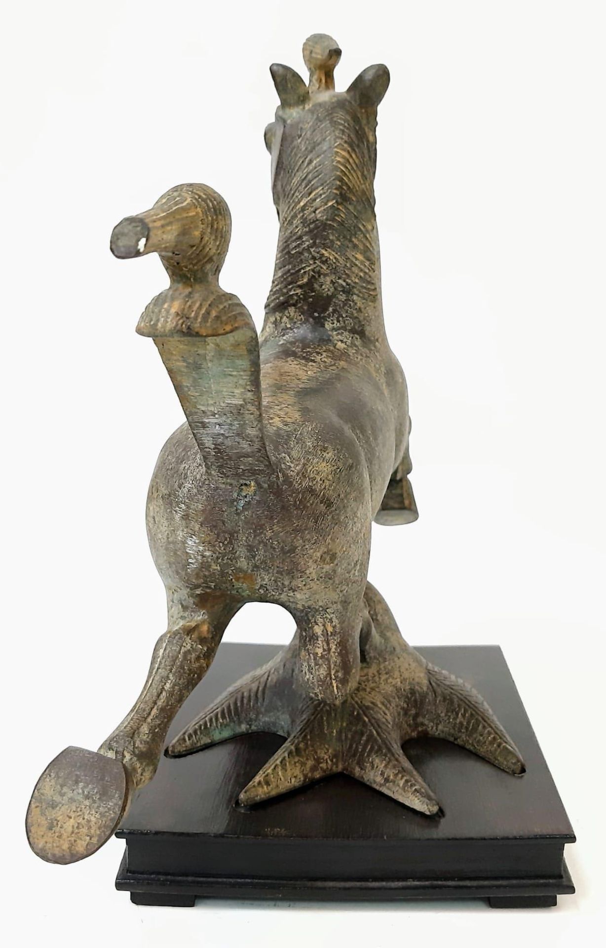 A Chinese Bronze Sculpture of the 'Flying Horse of Gansu'. The original sculpture was created in - Image 5 of 6